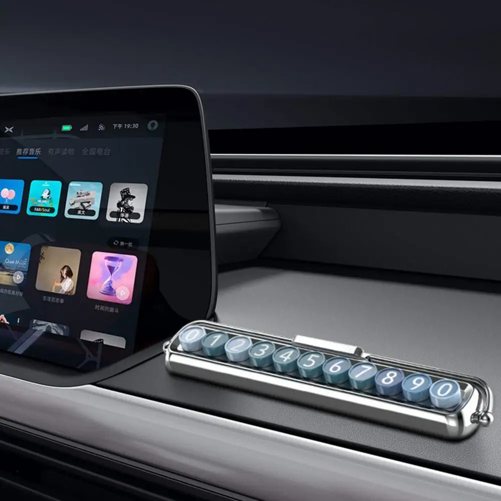 

Карточка для временной парковки, скрытая светящаяся портативная Поворотная парковочная карта для кроссоверов