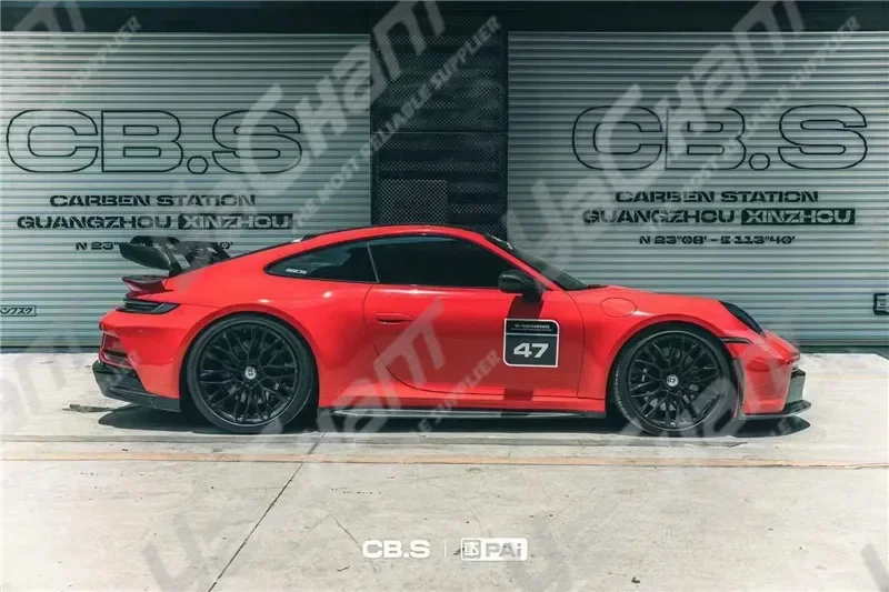 Стильные боковые юбки GT3 из сухого карбона для автомобилей 2019-2021 911 992.1 Carrera & S & 4 & 4S. (art.: 3920d8d3ef71d) - 3920d8d3ef71d