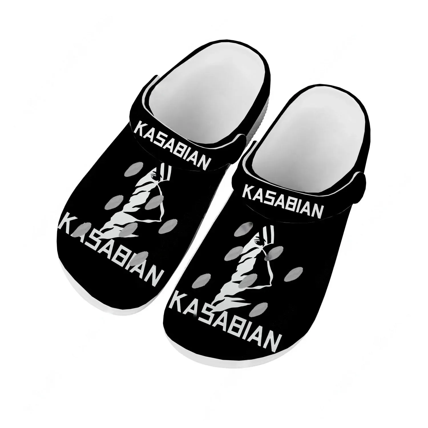 Фото Водные сандалии Kasabian для мужчин и женщин: удобные, модные, для дома и сада, с возможностью индивидуального дизайна, дышащие, с отверстиями, пляжные тапочки №1