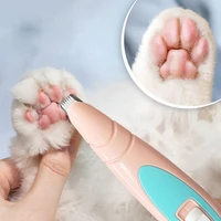 professional pet foot hair trimmer low noise usb rechargeable dog cat grooming tool mini electrical hair clipper shaver machine
