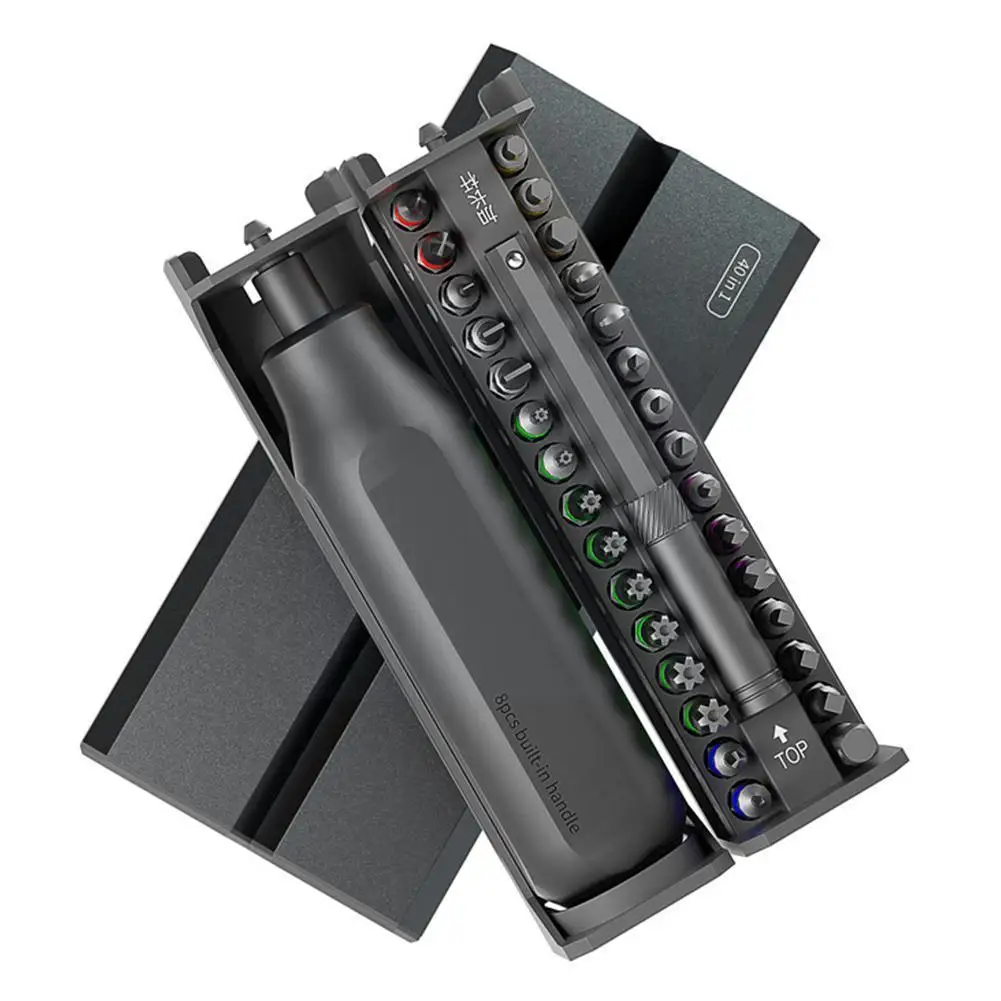 

Электрическая отвертка 40 в 1, многофункциональная прецизионная открывающаяся мини-отвертка, звездообразный инструмент, Магнитная отвертка...