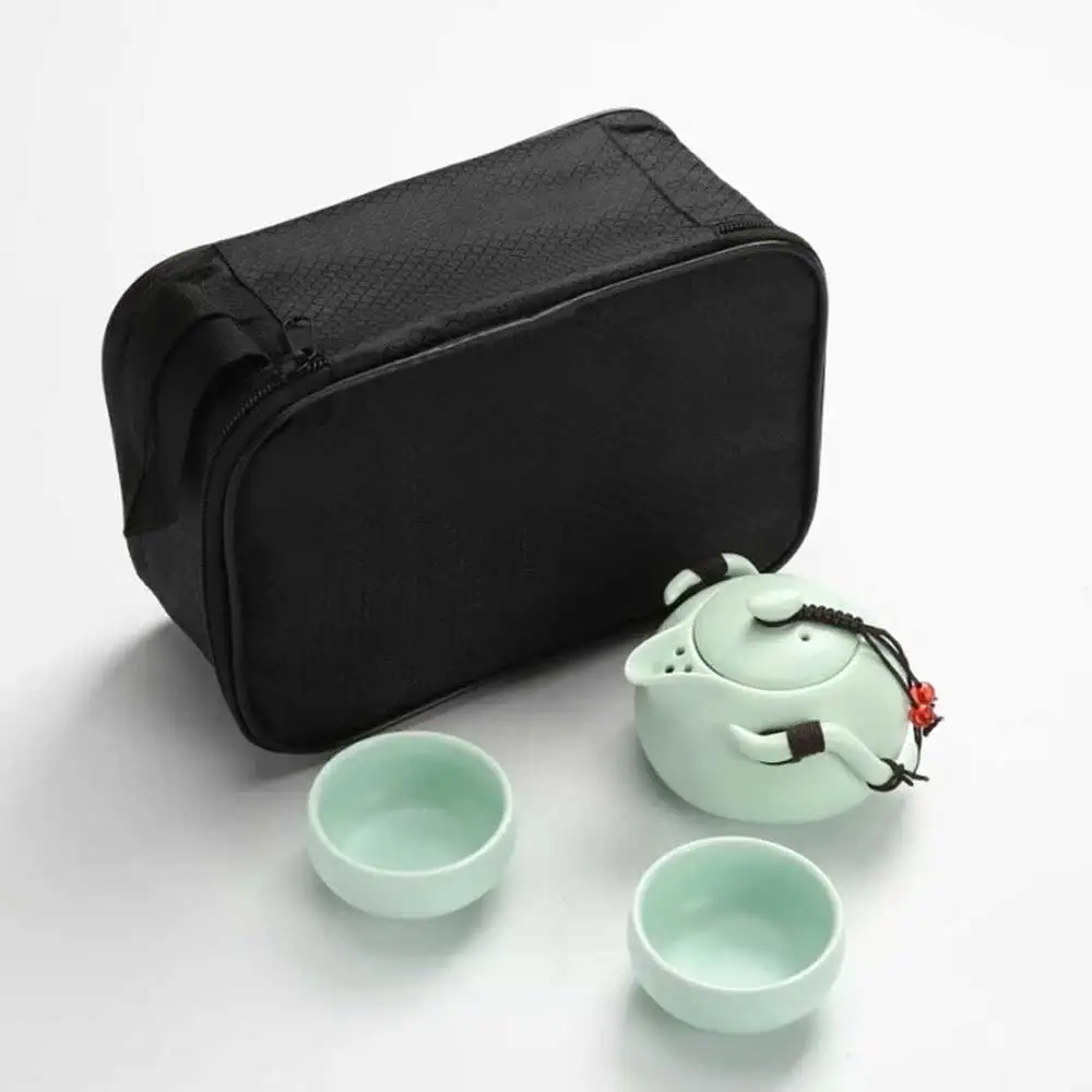 

Керамический чайный набор Gaiwan, ручной работы