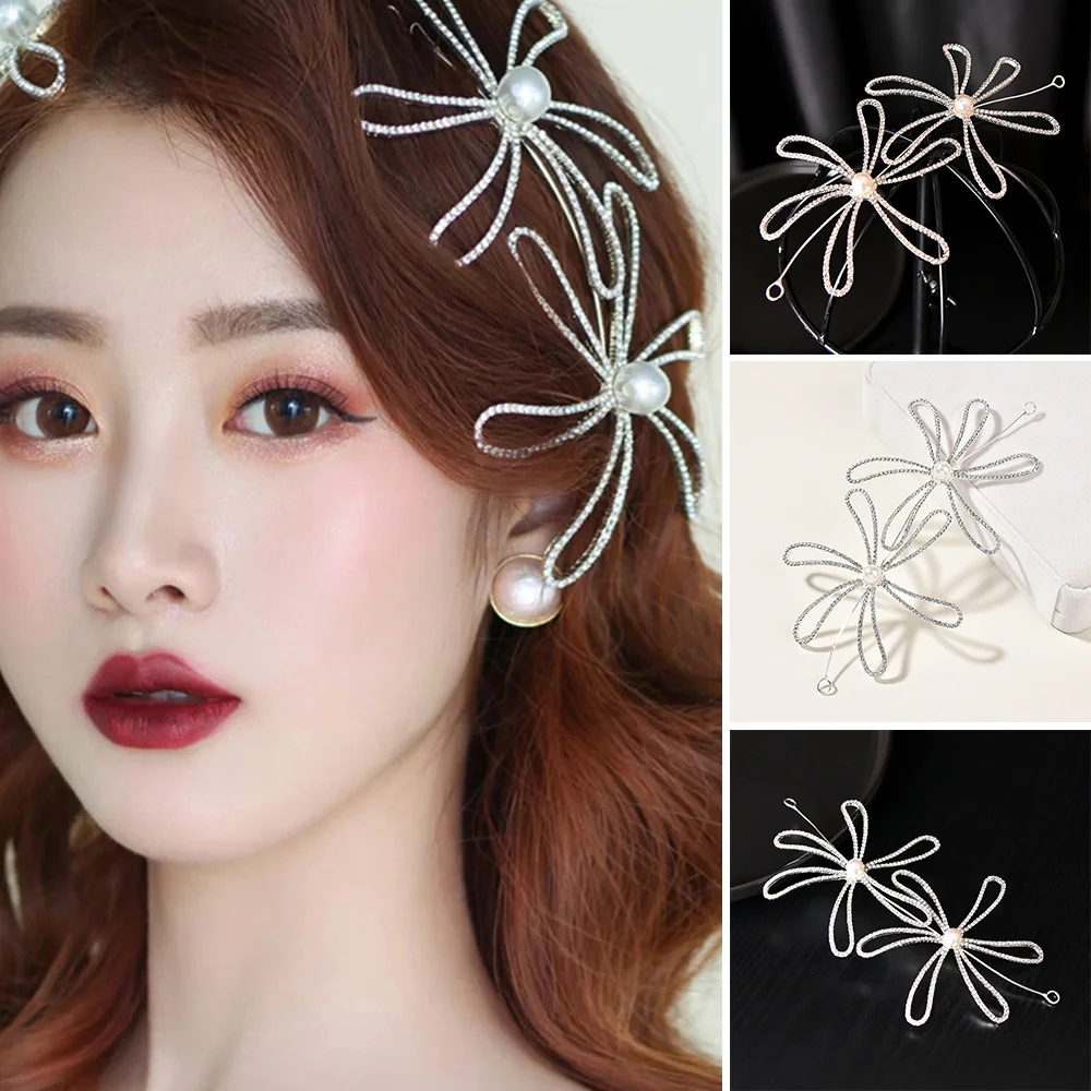 

Hair Hoop Rhinestones Flower Tiara Wedding Styling Headdress Women's Jewelry Hair Styling Accessories Elegant Headwear H9