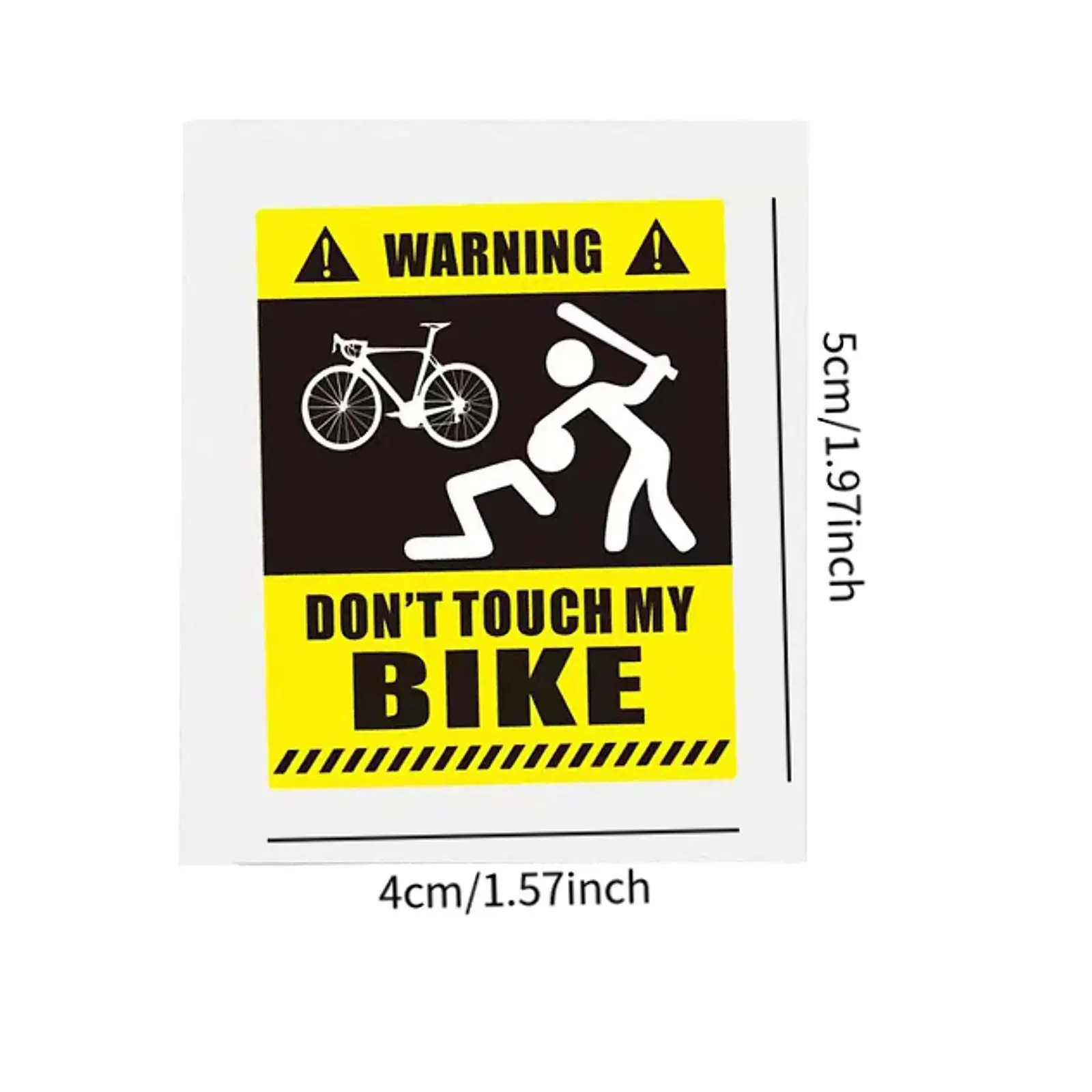 Наклейка на велосипед декоративная Съемная наклейка Светоотражающая дорожный и