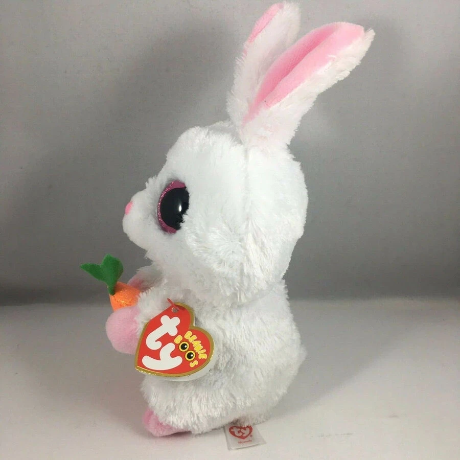 Фото Ty Beanie Boos Kawaii коллекция кроликов, милые большие глаза, кролик, девочка, плюшевая игрушка, кукла, спутник для сна, подарок на день рождения дете... №2