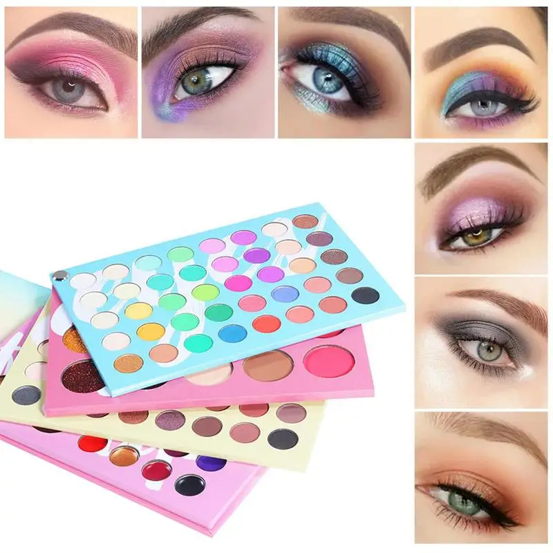 

121 Shades Colorful Highly Pigmented Natrual Colors Blendable Eyeshadow Palette Waterproof Four-Layer 3D Makeup Tray