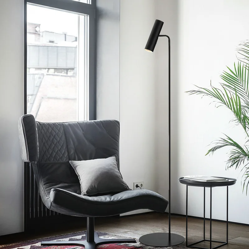 

Minimalism LED Floor Lamp Lighting Fixtures Art Nordic Adjustable Living Room Standing Lamp Bedroom Lamp Wooden Floor Decor Lamp