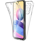 Защитный чехол 360 градусов для Xiaomi 11T Redmi 10 Mi Note 11 Lite NE 10 Pro 5G 2 в 1 PC Back Soft TPU Front Silicon Full Cover
