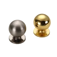 modern round ball knob zinc alloy matt furniture pull handle wardrobe door drawer cabinet durable screw gold silver