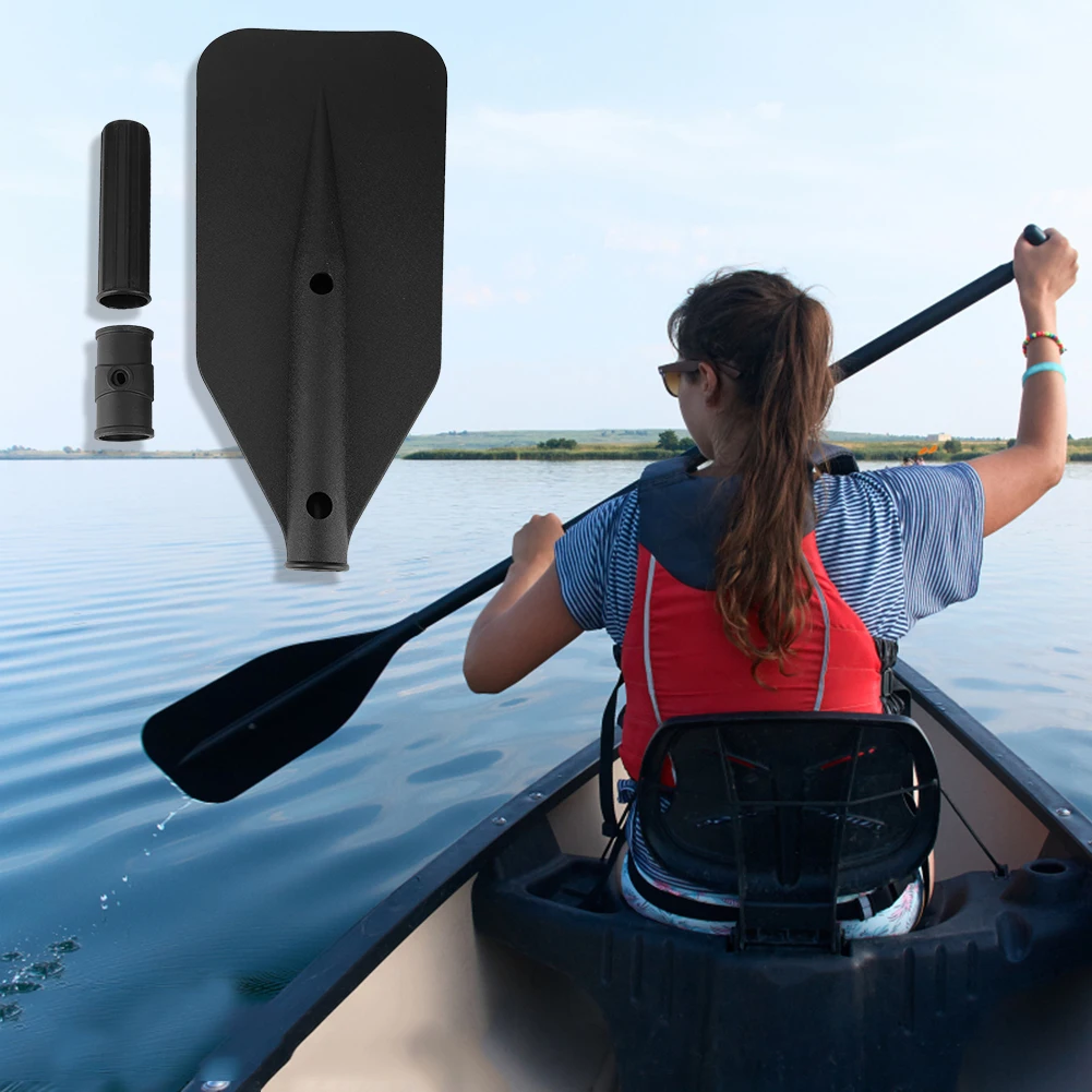 

3pcs Canoe Paddle Blade Leaf Oar Replacement Accessories Surfboard Blade Handle Grip Attachment Connector Joint Parts
