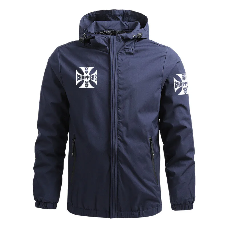 Мужская непродуваемая куртка-бомбер с принтом логотипа s West coast |