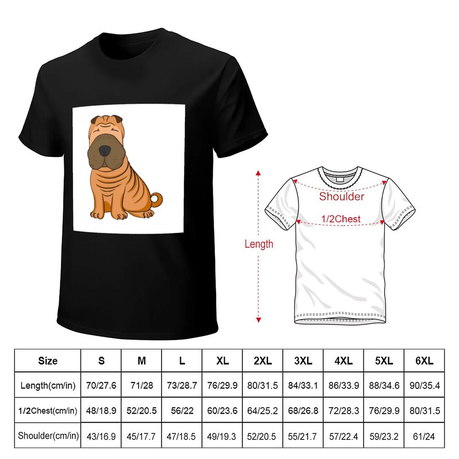 Фото Футболка Shar Pei больших размеров для тренировок с коротким рукавом №2