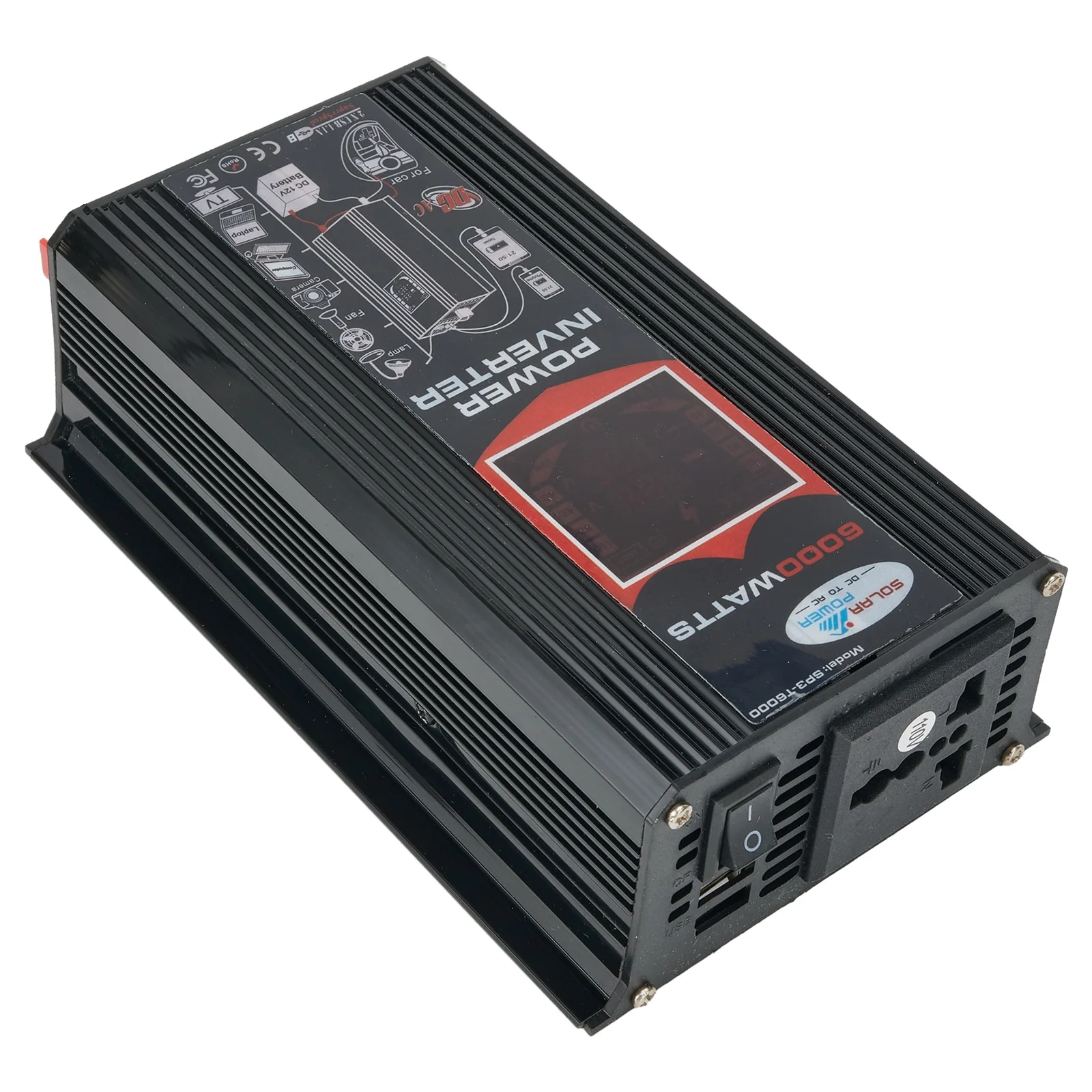 Преобразователь напряжения инвертор постоянного тока 12 В в переменный ток 110