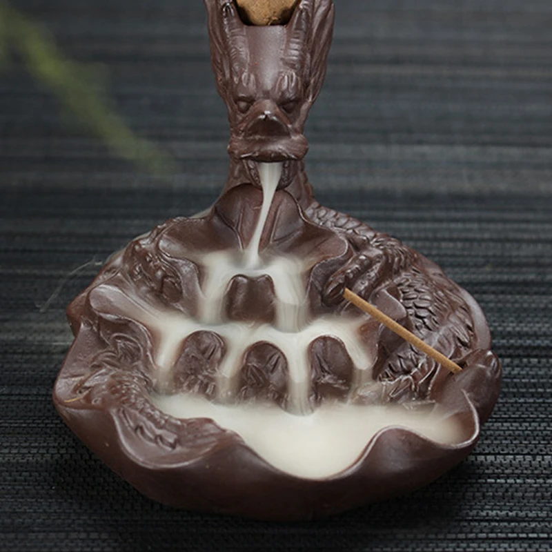 Курильница Xianglong Shengshi из сандалового дерева с фиолетовым песком