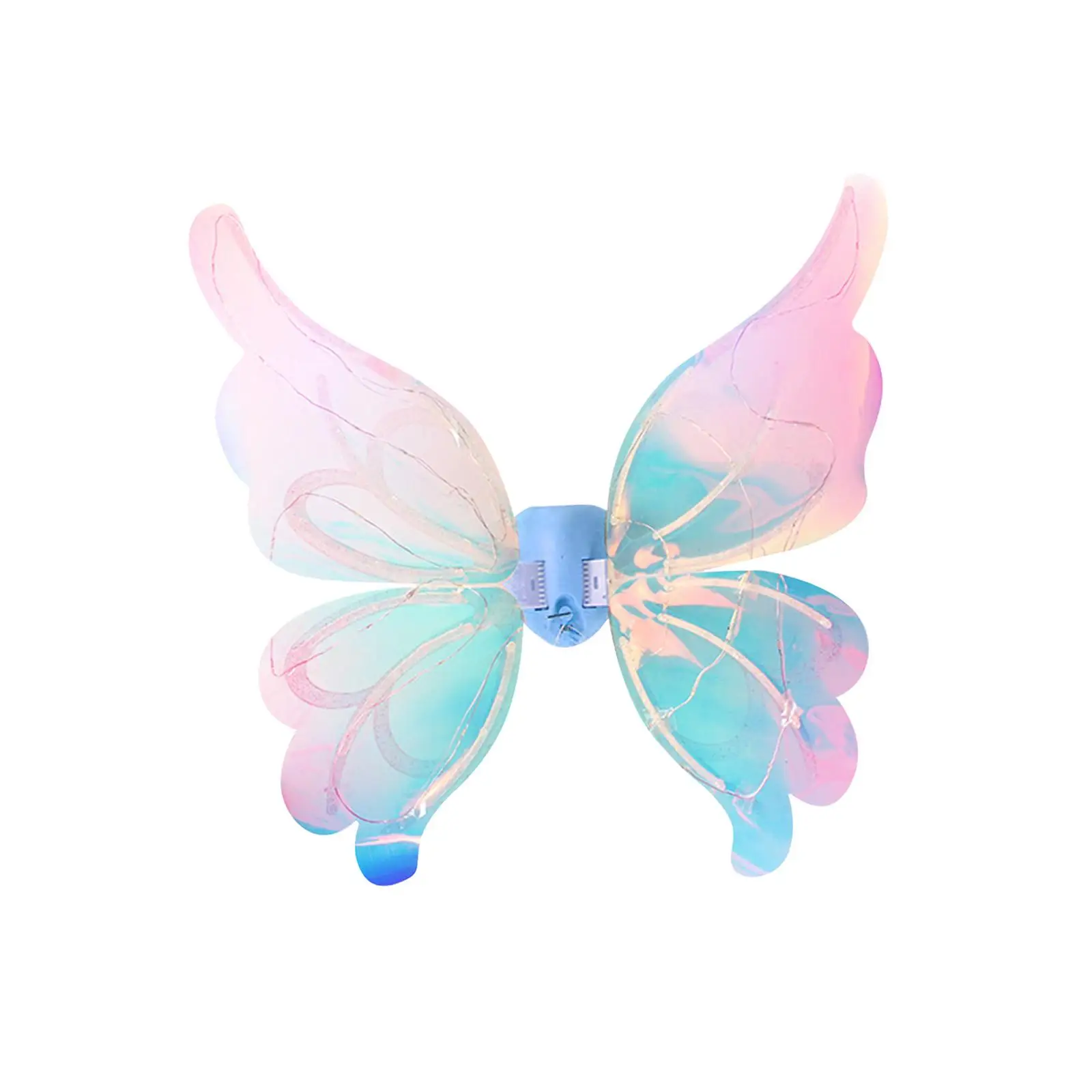 

Светодиодные Крылья-бабочки для девочек, костюм на Хэллоуин, Крыло ангела для фестивалей, Рождества, дня рождения, праздников, выступлений на сцене