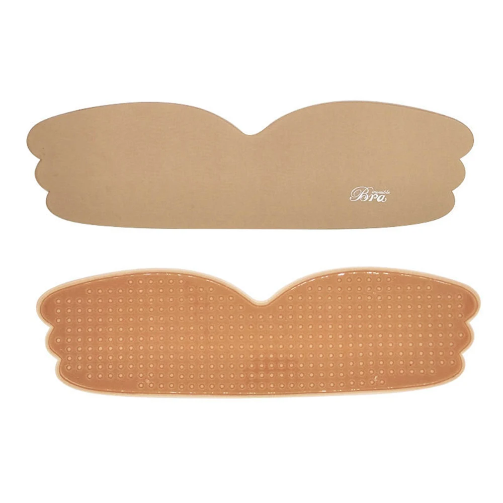 

Breast Patch No Steel Rings Push Up Solid Invisible Reusable Strapless Breathable Bra Nipple Patch Enhancer For Women