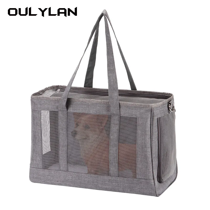

Oulylan Pet Dog Puppy Carrier Bag Cats Outdoor Travel Shoulder Sling Handbag Portable Transport Accessories for Cat Bag