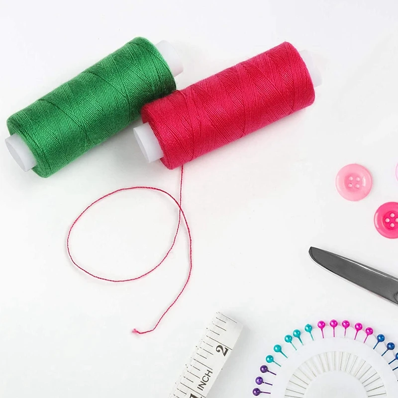 Набор швейных ниток 100 цветов ярдов каждая катушка из полиэстера стандартная для