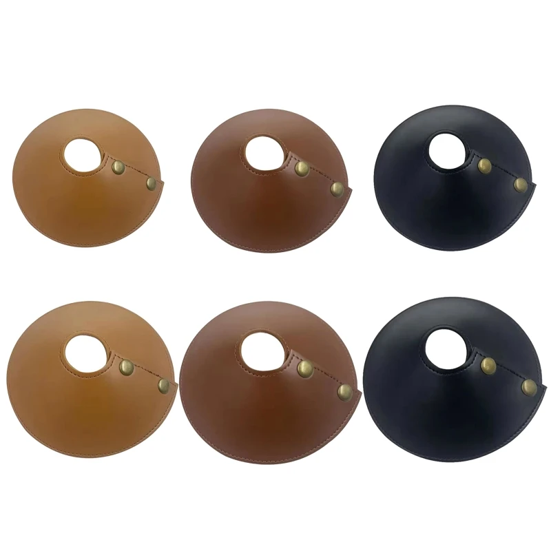 

094C PU Leather Lamp Cover Outdoor Lampshade Spotlight Shade Camping Decoration