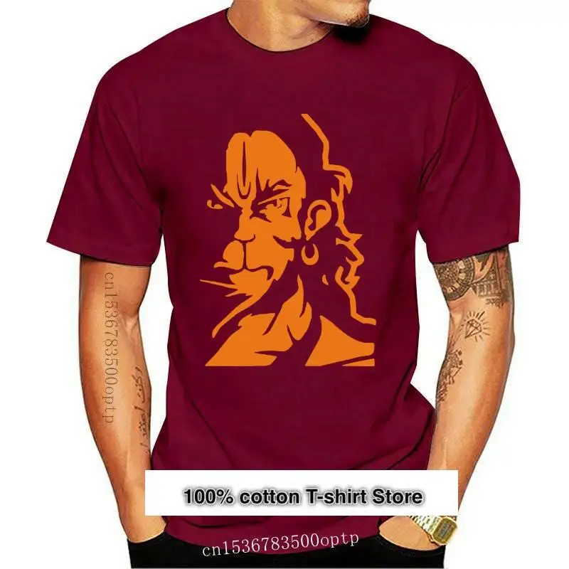 

Ropa de hombre, camiseta Hanuman, Dios hinduismo, hinduismo, novedad