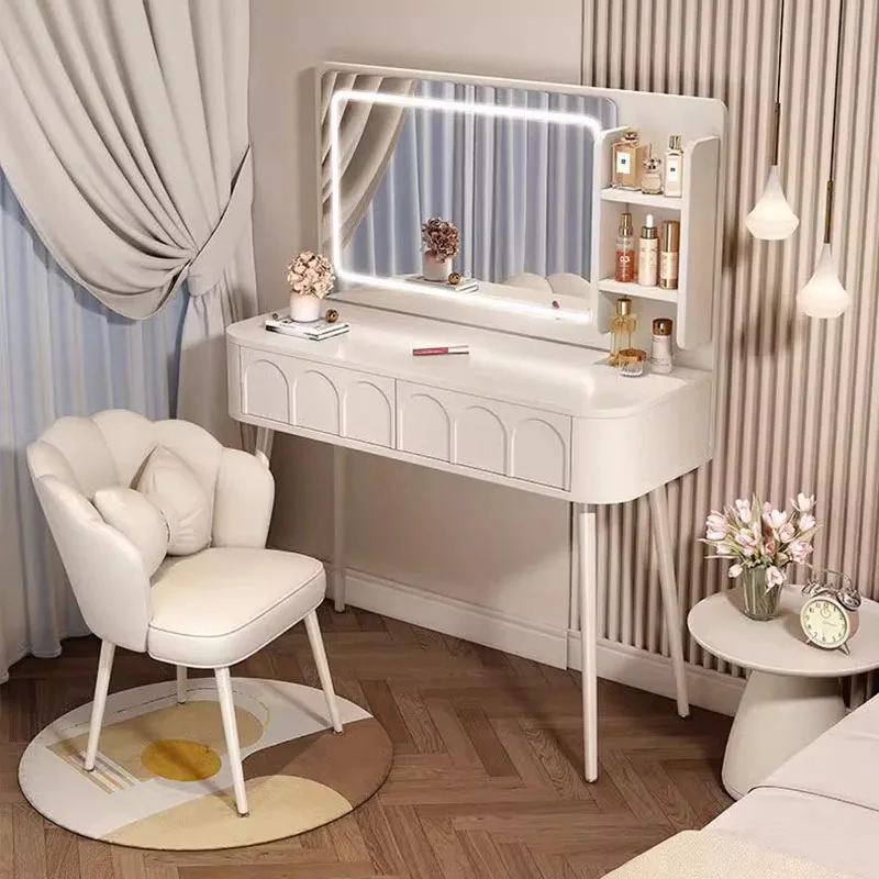 

Зеркало для туалетного столика, удобное зеркало с подставкой, небольшое зеркало в современном скандинавском стиле, модная мебель для дома, белый цвет