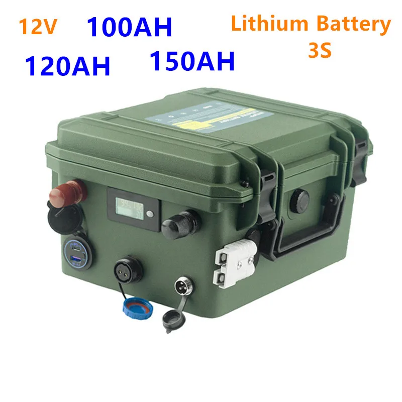 

12V Lithium Battery 100AH 120AH 150AH 12v 100ah 120ah 150ah Lithium ion waterproof battery for boat motor/engine, inverter,etc