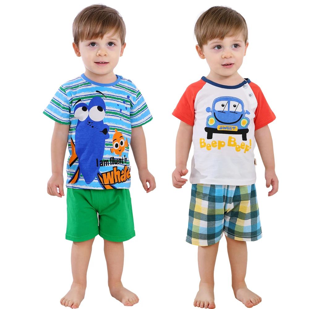 

2Pcs/Set Baby Boys Summer Clothes Sets Children Fashion Shirts Shorts Outfits For Baby Boy Toddler Tracksuits For 0-3 Years