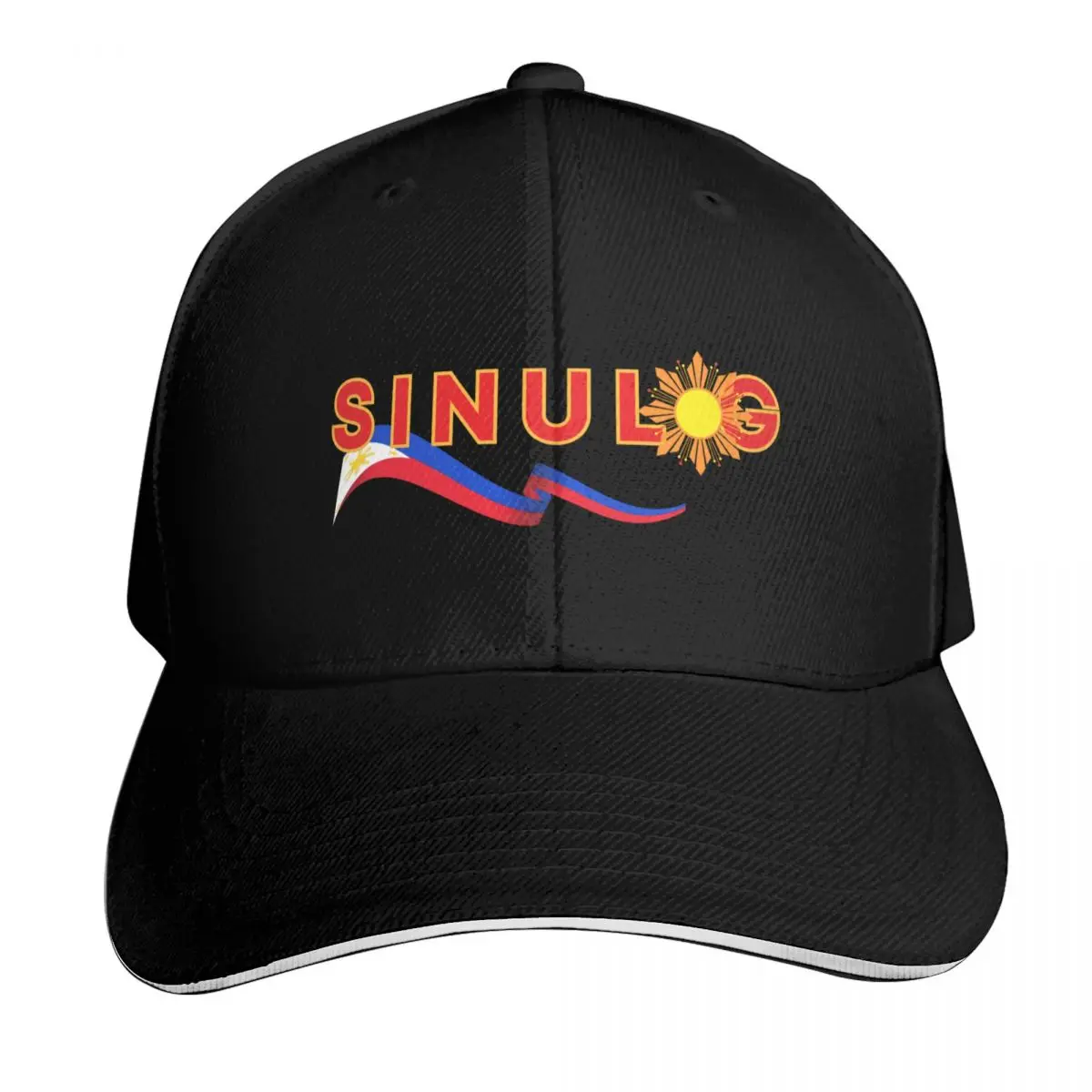 Фото Бейсбольная кепка SINULOG 2024 cebu ph, летняя шляпа, новинка, военная кепка, мужская шляпа, женские и мужские шляпы №1