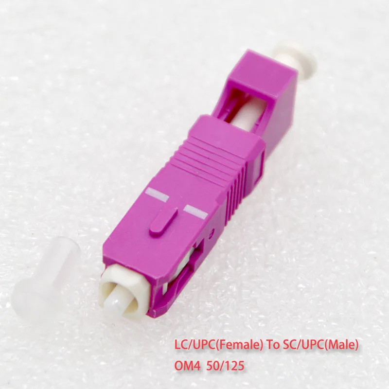 Новый оптоволоконный адаптер разъем LC/UPC Female-SC/APC одномодовый фланцевый