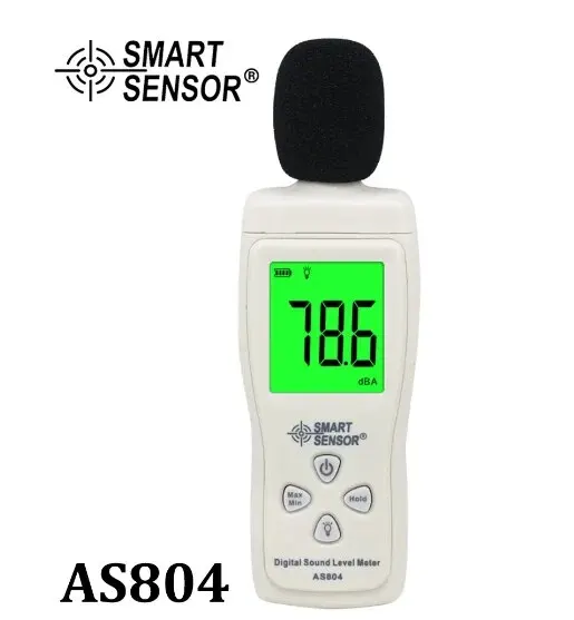 

AS804 Цифровой Измеритель Уровня Звука Умный Датчик 30D-130 дБ Детектор Шума DB Анализатор Диагностические Инструменты Для Мо...