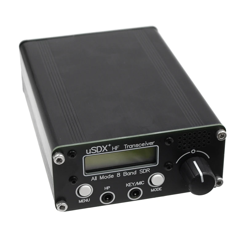 

USDR USDX + Plus V2 8-полосный 10/15/17/20/30/40/60/80M SDR все режимы HF SSB QRP приемопередатчик с батареей 4000 мАч