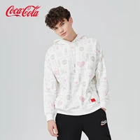 coca cola cute official sweatshirt fall love full print casual loose pullover man hoodies clothes men lounge wear couple