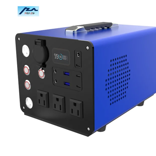 

500W 150000mAh QUVE118 220V Outdoors portable energy storage emergency power supply with the 12V cigarette lighter plug