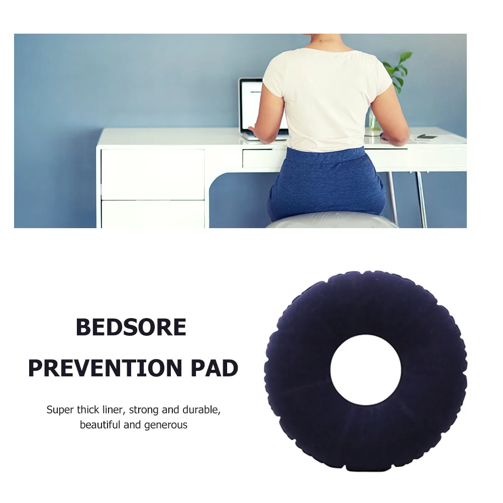 Поддерживающая бедра медицинская подушка для сидения с геморроем надувная