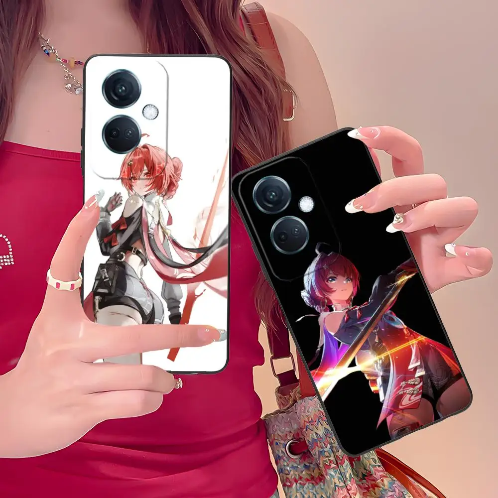 Чехол Wuthering Waves Danjin для OPPO Reno 14 13 12 11 10 9 8 7 6 5 F T Pro 5G, мягкий противоударный чехол из ТПУ (art.: 3920da17840fa) - 3920da17840fa