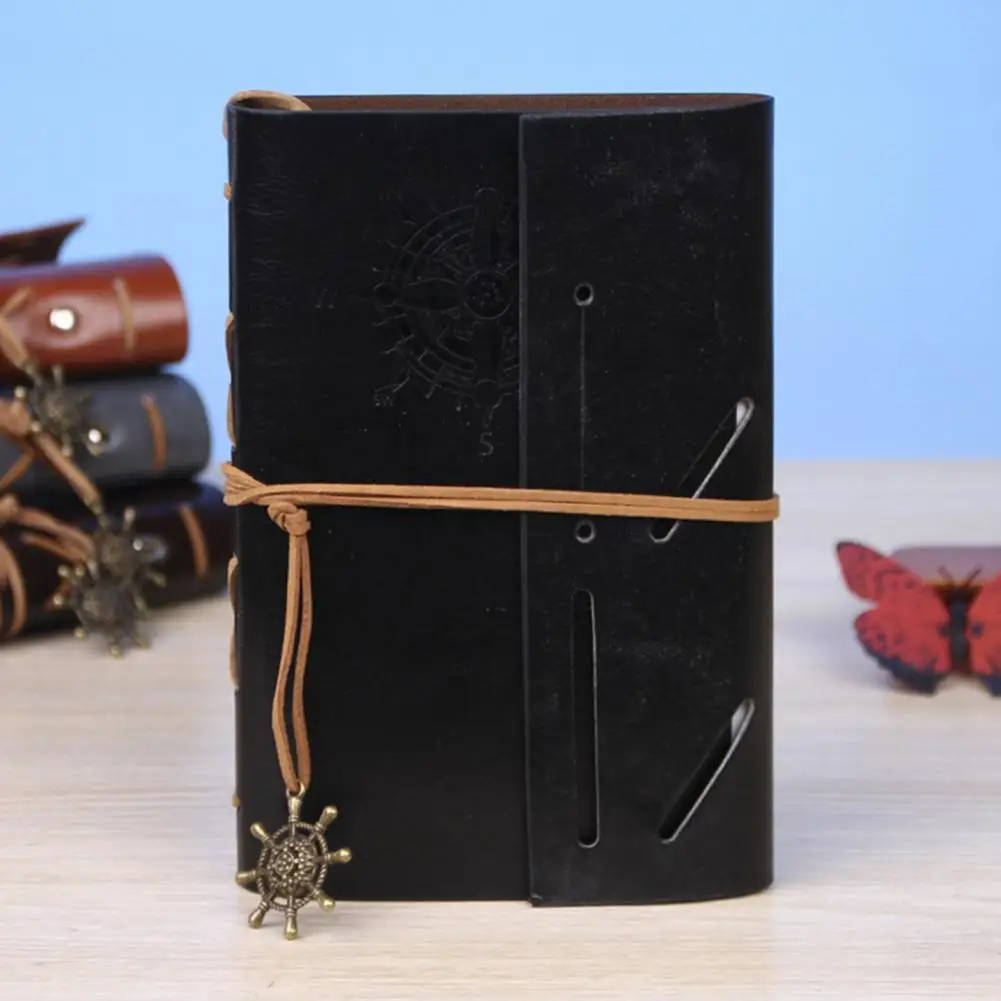 

Recording Faux Leather Note Book Paper Journal Planner School Supplies