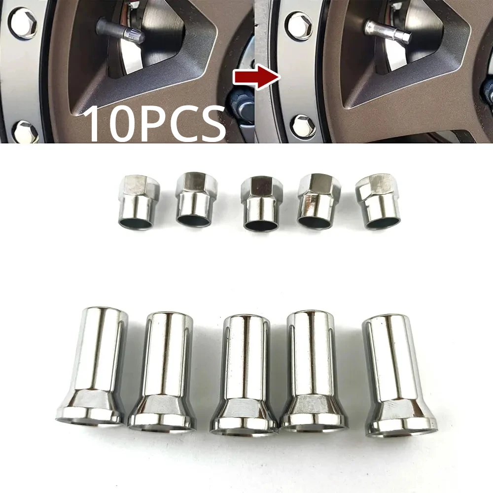 

10 шт., шестигранные колпачки для клапанов автомобильных шин