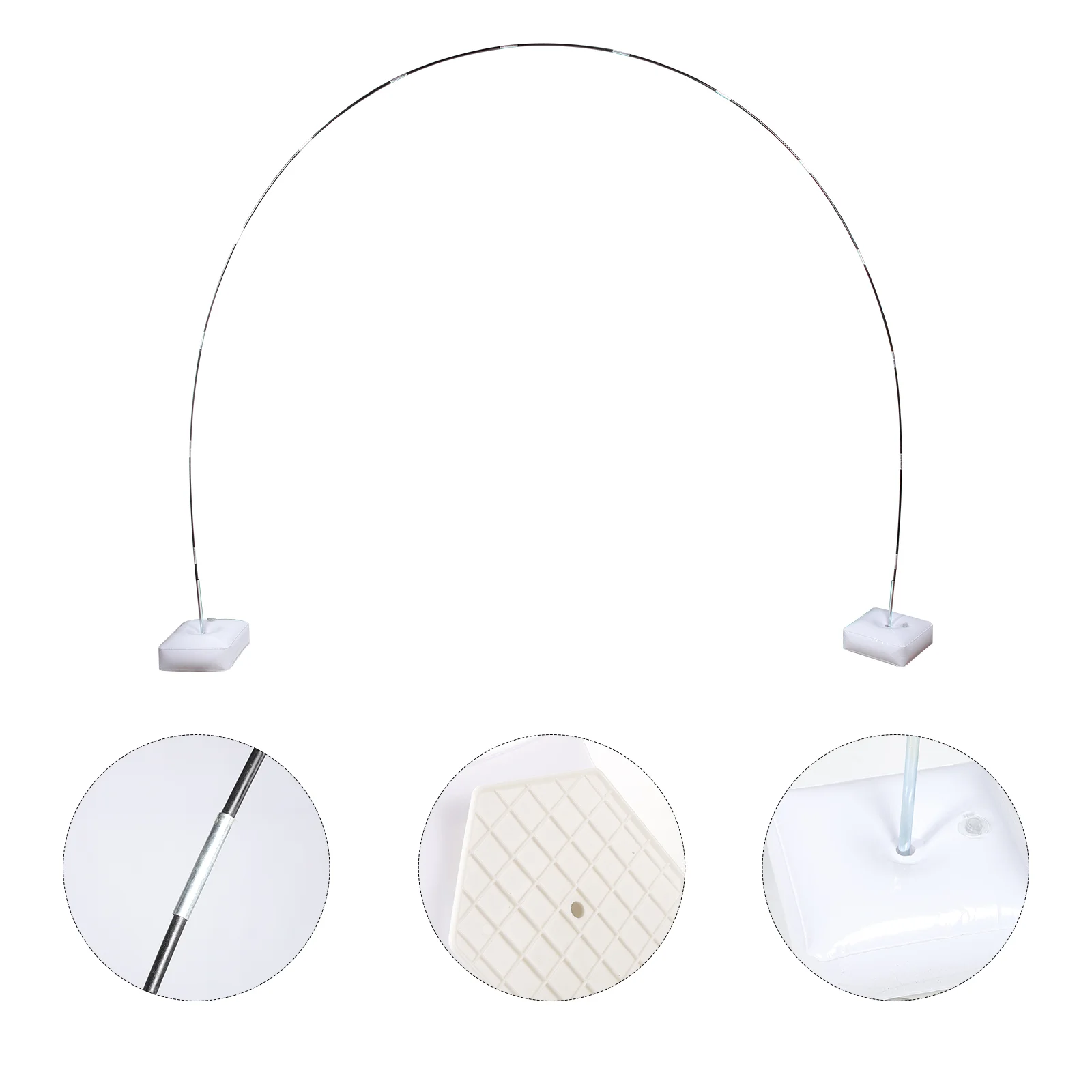 

Christmas Wreath Props DIY Balloon Arch Stand Foldable Plastic Party Supplies White Pvc Wedding Kit Baby