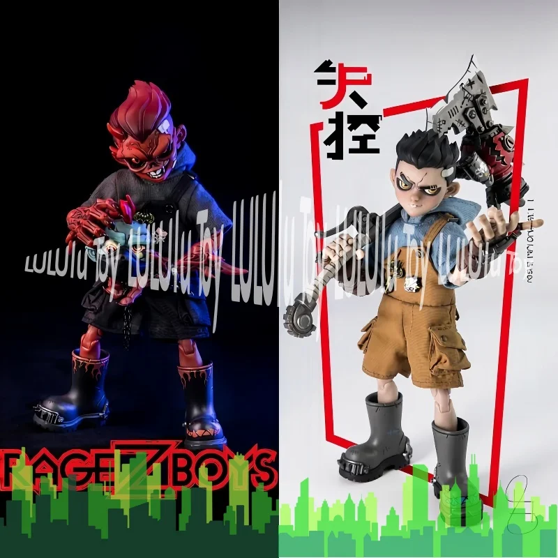 Фото Коллекционная экшн-фигурка D One Studio Rage Zboys в масштабе 1/12, модная, подвижная, кастомизированная, для демонстрации в коллекции. №1