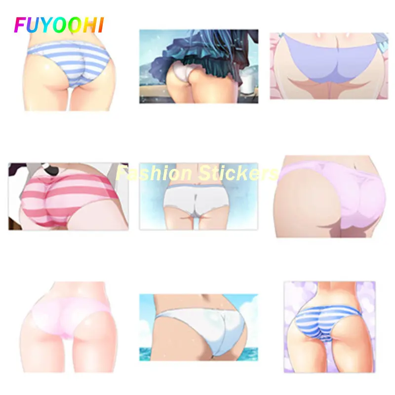 

FUYOOHI игровые наклейки, сексуальное аниме, фотографические наклейки, мультяшный Графический виниловый материал, водонепроницаемые декорати...