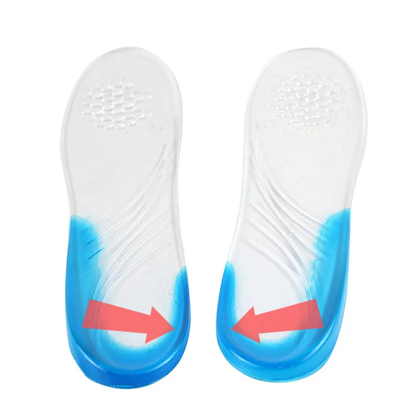Коррекция формы ноги O/X прозрачная гелевая Трехточечная стелька износостойкий