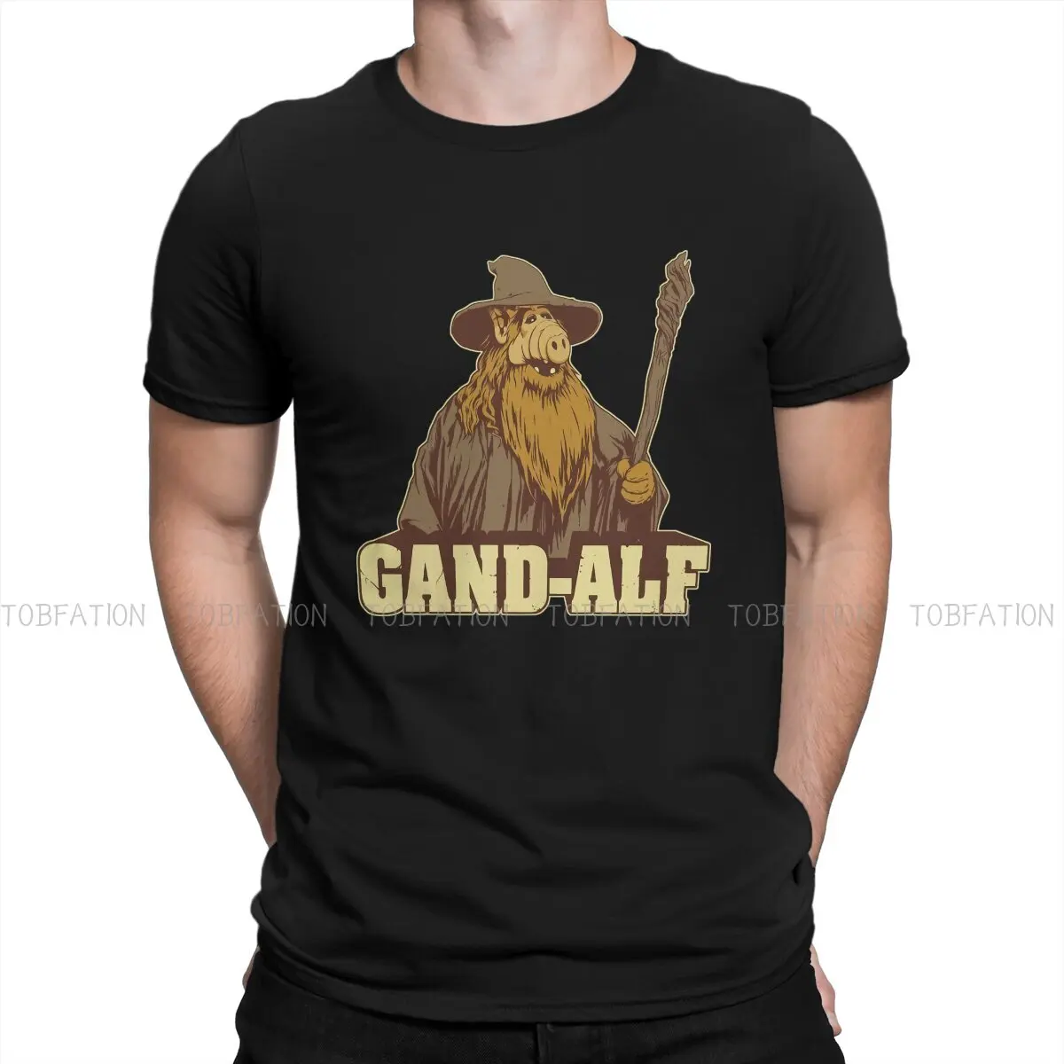 

100% Cotton TShirts Gand ALF The Animated Series Personalize Men's T Shirt Funny Clothing 6XL