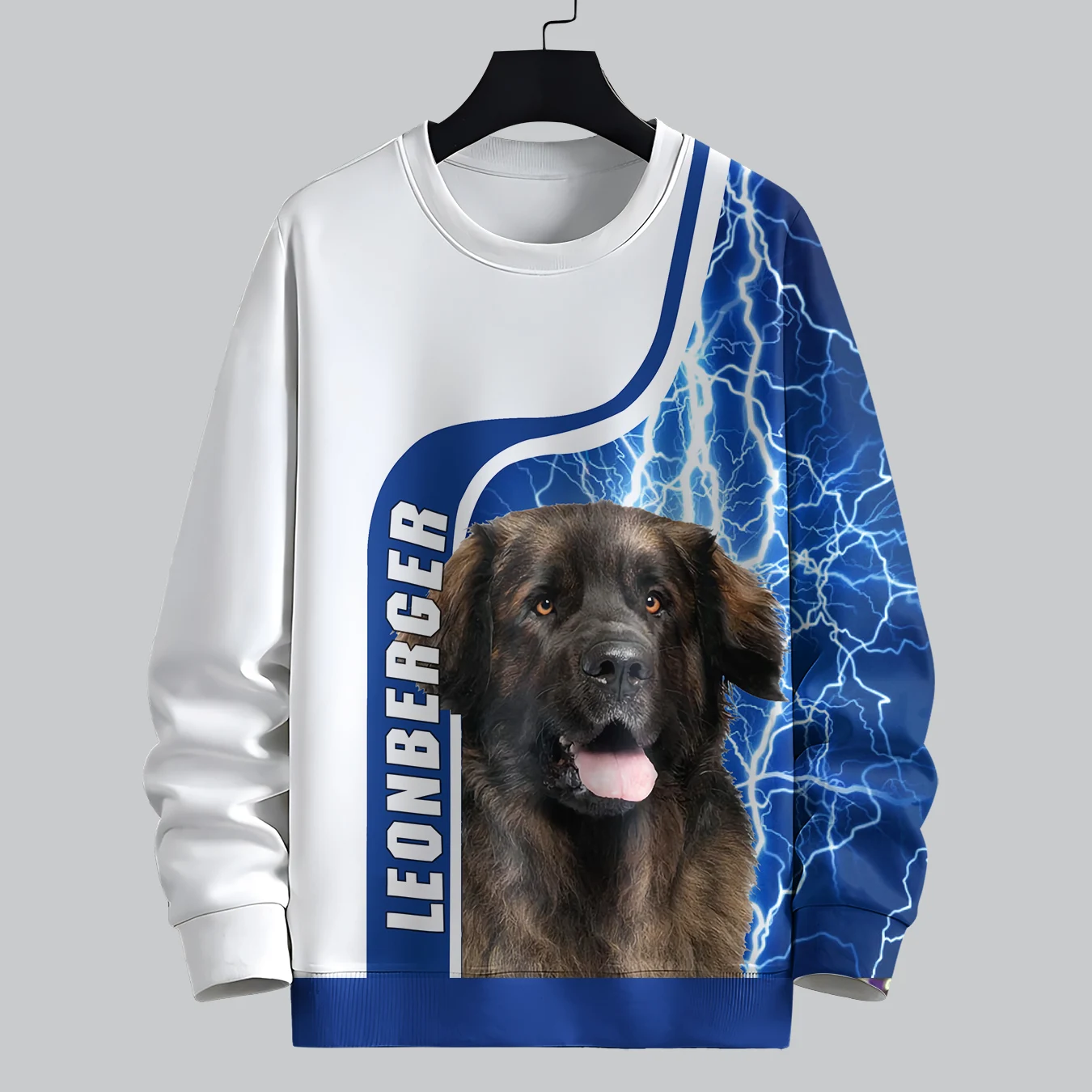 Свитшот MSIEESO мужской/женский лонгслив с принтом круглый вырез длинным рукавом