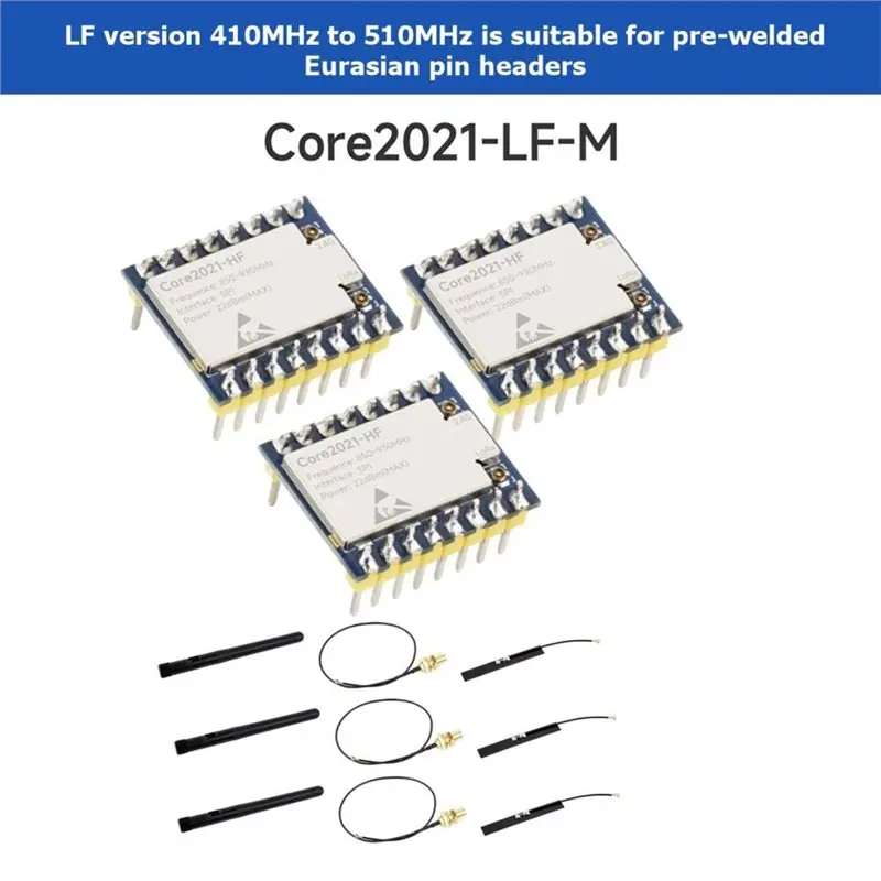 3 шт. модуля Core2021-LF Core2021 Lora Dual Band 410-510 МГц LR2021 с низким энергопотреблением, мультипротокольные, для IoT, Lorawan, умного дома (art.: 3920dabf5d8c2) - 3920dabf5d8c2