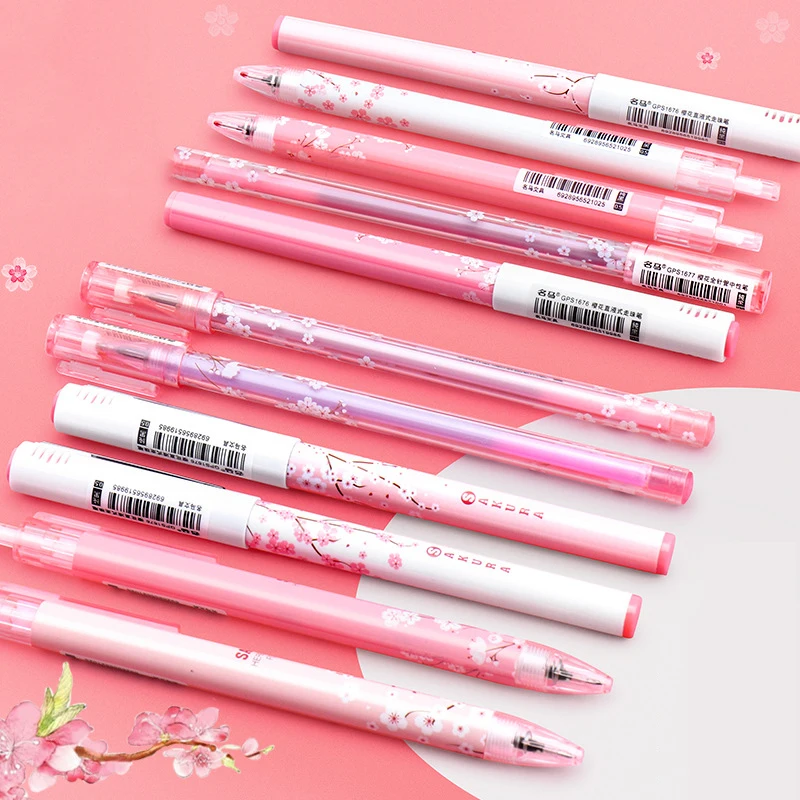 

12 шт., гелевая ручка с жидкими чернилами, 0,5 мм