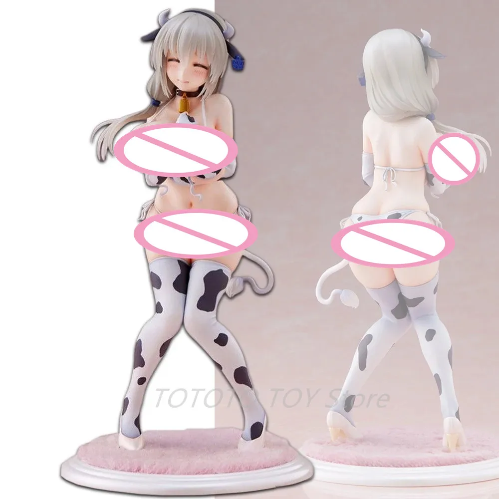 

22 см Dream Tech Uzaki! Фигурка бикини Uzaki Tsuki с коровьим узором, аниме девочка из ПВХ, игрушка, Коллекционная модель, кукла в подарок