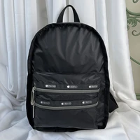 kawaii anime cartoon lesportsac solid color future series unisex backpack travel bag school bag student school bag