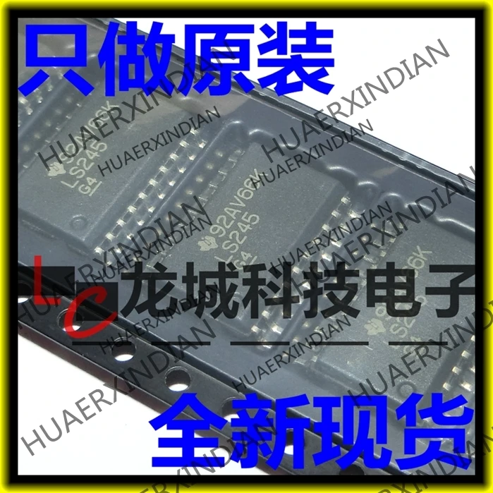 

10 шт./лот новый оригинальный завод SN74LS245DWR LS245 SOP20 7,2 мм фотоэлемент