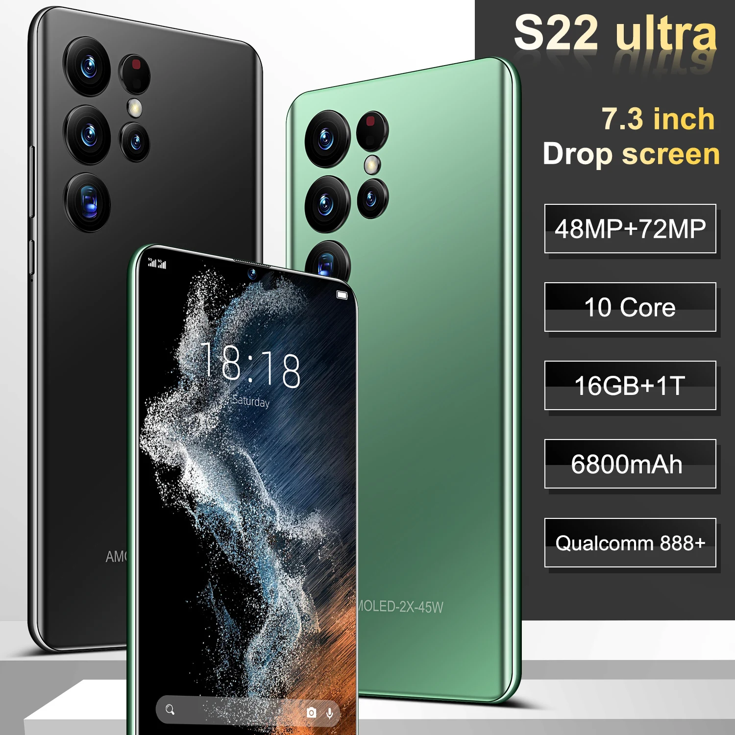

Unlocked Global Version Cellphone Note 30+ 16GB + 1TB Android 5G Mobilephone 7.3 Inch Celular Handphone Telphone Mobiles iPhone