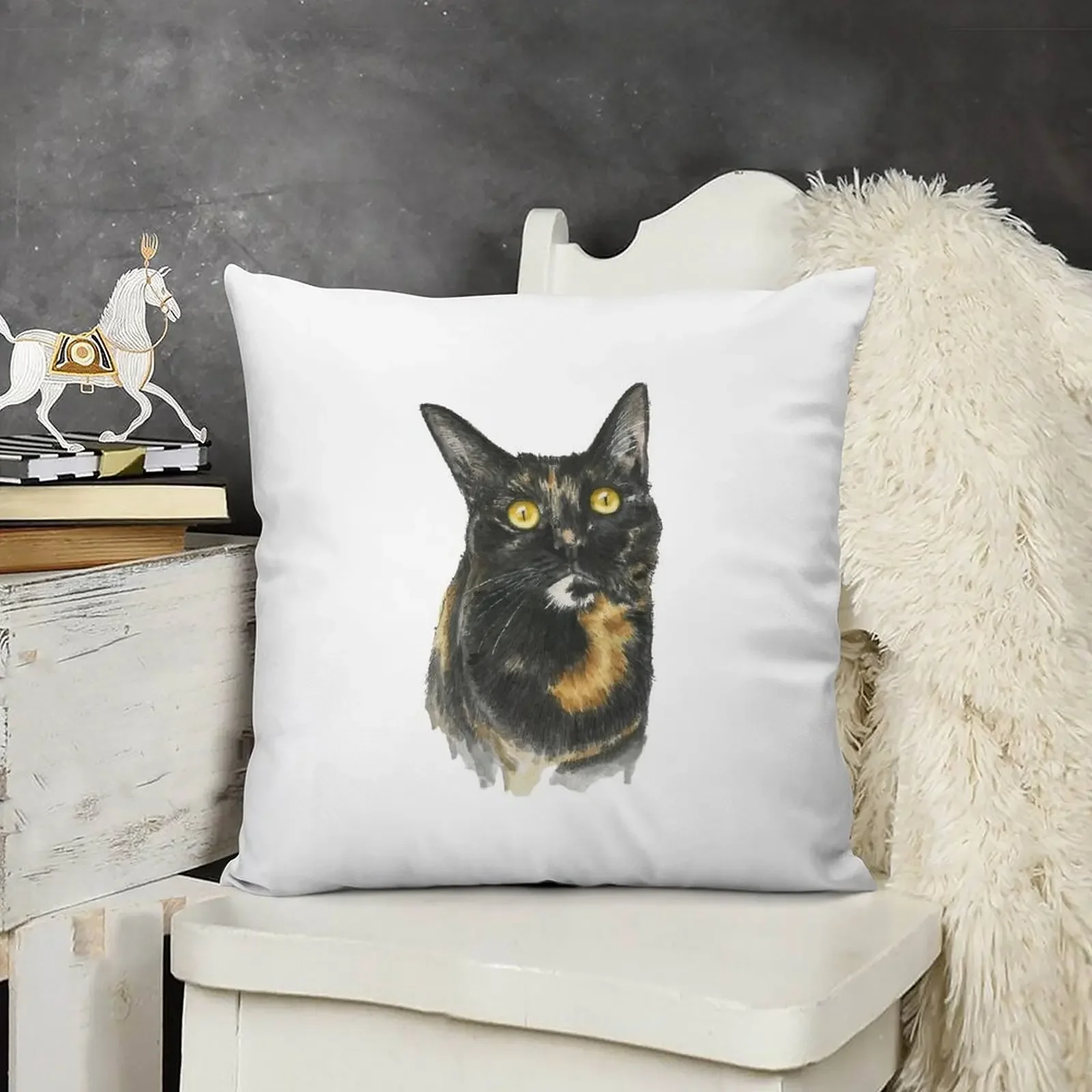 Интенсивная подушка Tortie Look роскошные аксессуары для дома наволочка